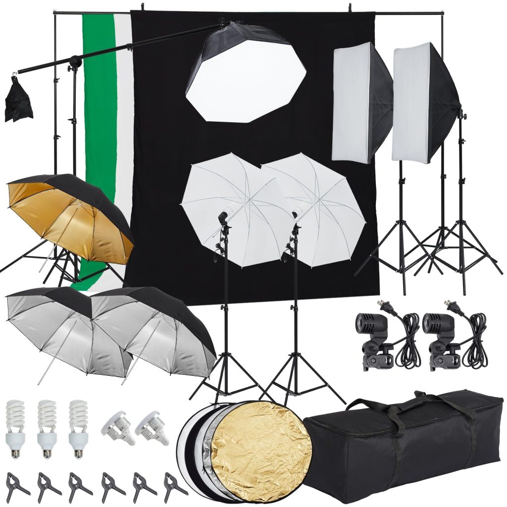 Photo by desertcart.in - Studio Lighting Kit Setup for Photographing Artwork at Home