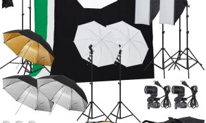 Photo by desertcart.in - Studio Lighting Kit Setup for Photographing Artwork at Home