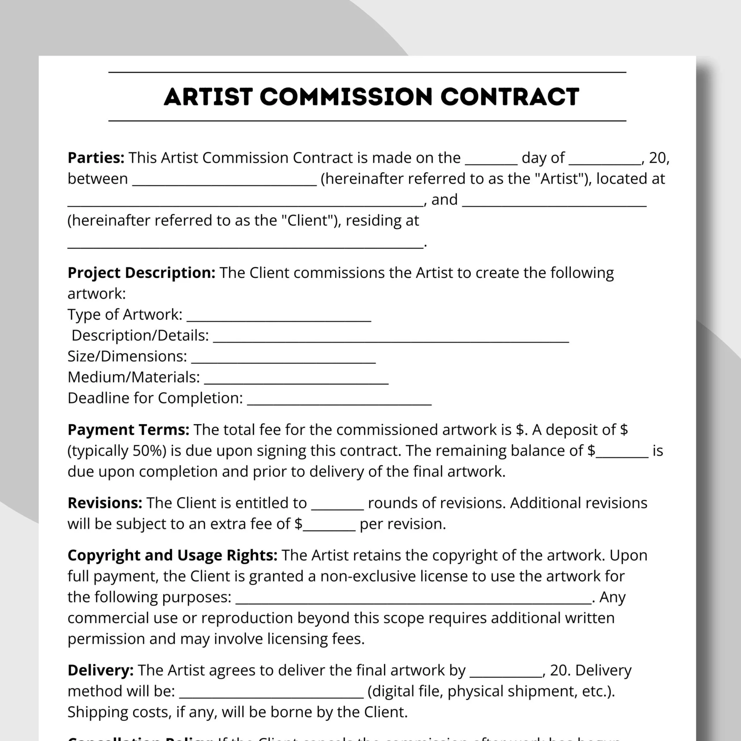 How to License Your Artwork to Brands: Step-by-Step Contract Guide