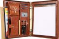 Photo by amazon.com - Leather Artist Portfolio Case vs Zippered Binder for In-Person Interviews