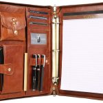 Photo by amazon.com - Leather Artist Portfolio Case vs Zippered Binder for In-Person Interviews