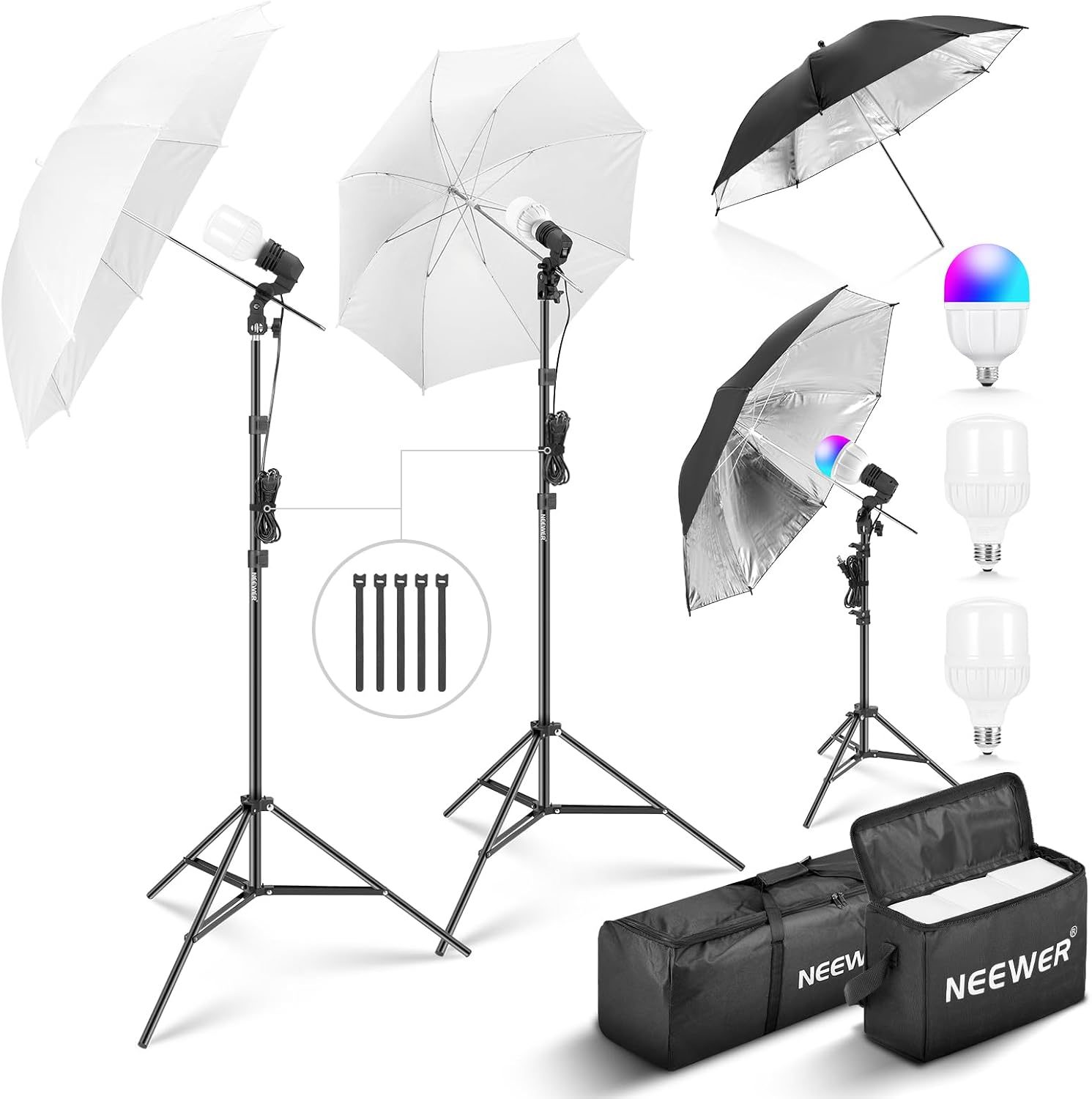 Studio Lighting Kit Setup for Photographing Artwork at Home